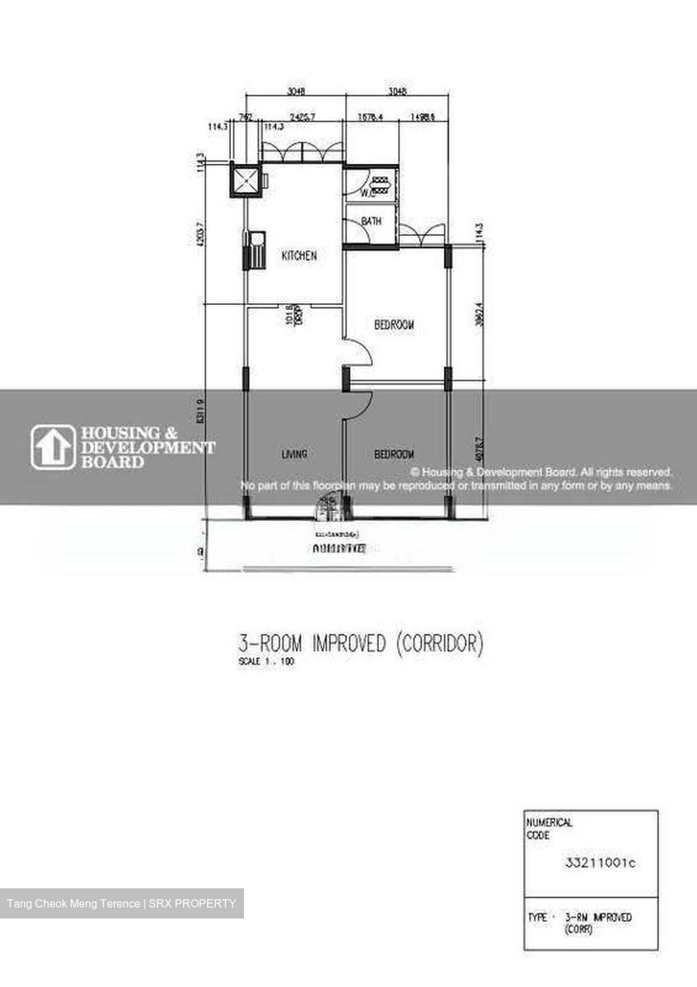 Blk 76 Bedok North Road (Bedok), HDB 3 Rooms #635087811